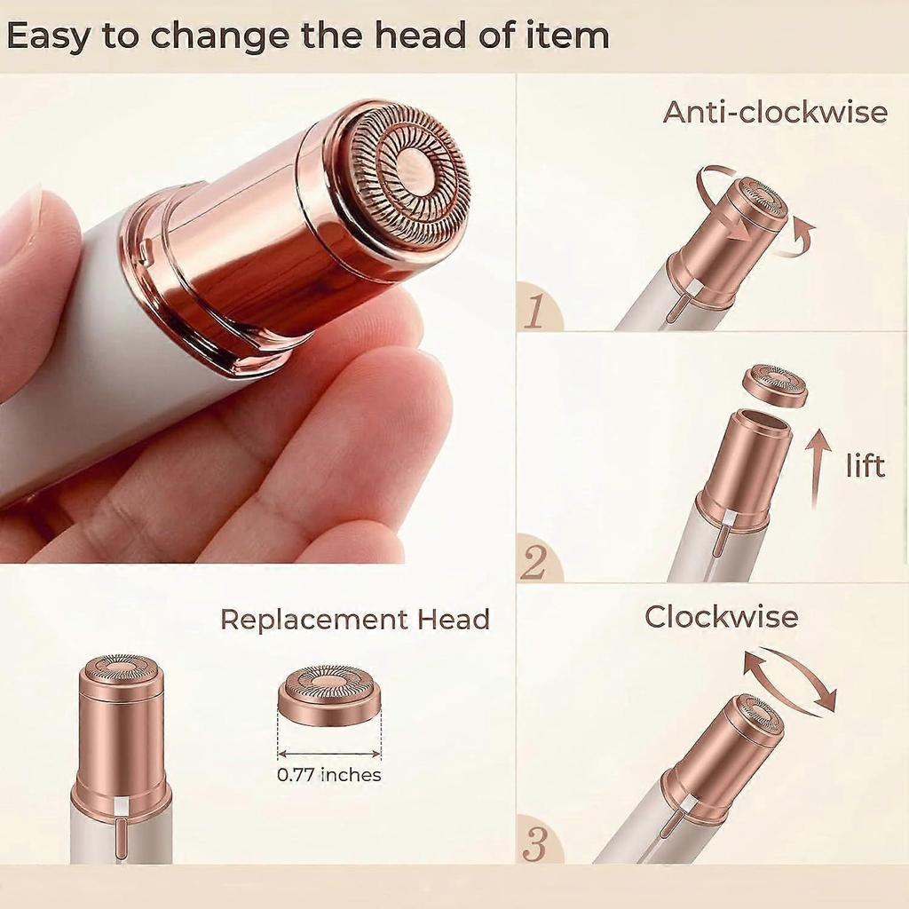 Replacement Heads for Flawless Facial Hair Remover, Replacement Blades for Finishing Touch Flawless Hair Removal Gen 2 less