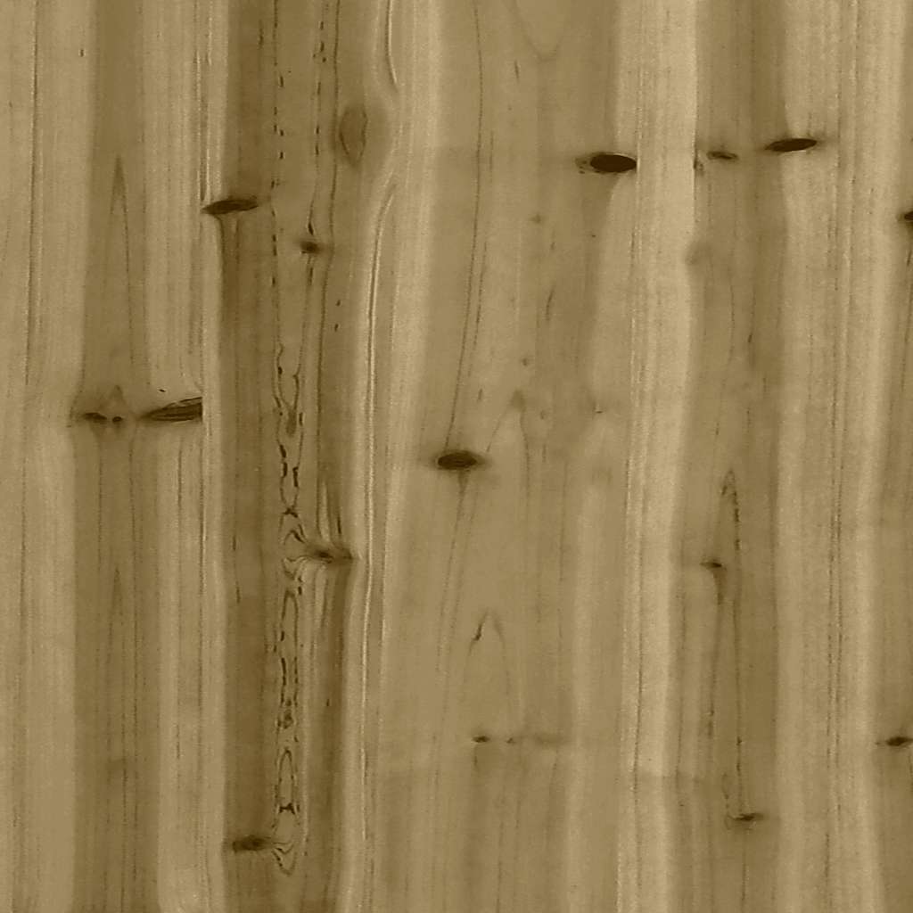 Garden Sofa without Armrests Pressure Treated Pine Wood