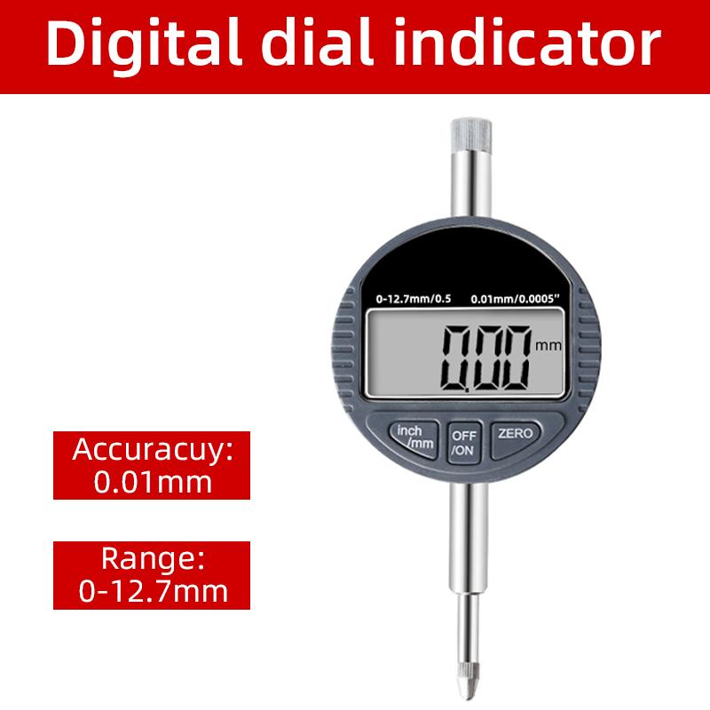 

0-12,7 мм/0,5 0-25,4 мм/1 Диапазон Цифровой Индикатор Циферблата Прецизионный Инструмент 0,01 мм/0,0005 Тестер Инструменты