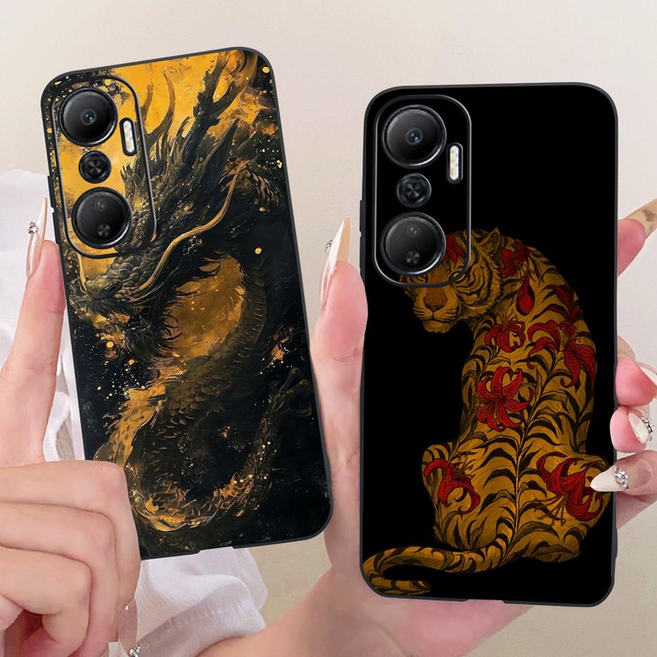 For Infinix Hot 20 Play 20i 20s Case Cute Lion Fashion Painted Cover Soft TPU Phone Case For Infinix Hot 20i 20S Hot20 5G Fundas
