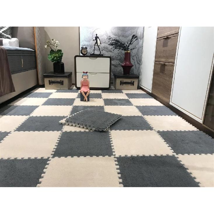 20pcs Activities Mat For Baby Soft Plush Kids Carpet   Children's Play Rugs Toys EVA Foam Babies Puzzle Interlock Floor Mats 30*