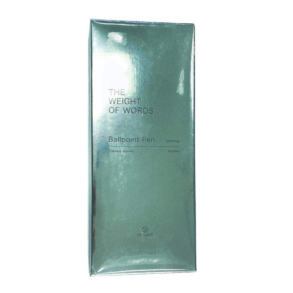 Classic Revolve Ballpoint Pen Shiny Silver Y-studio