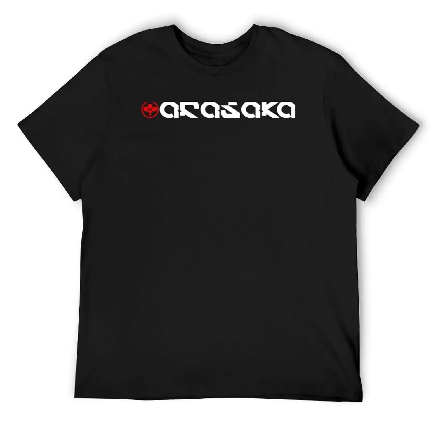 Логотип Arasaka с текстом, Логотип корпорации Arasaka, Киберпанк футболка оверсайз милые топы мужские футболки с принтом S разноцветный