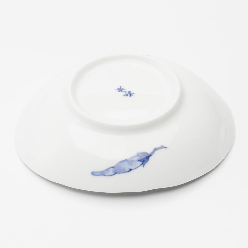 Mino Ware Dinnerware Set of Oval Deep 16cm Microwave and Dishwasher Made in Product Number 564629 "Nishiki Togarashi" 5, Plates, Approx. Diameter,