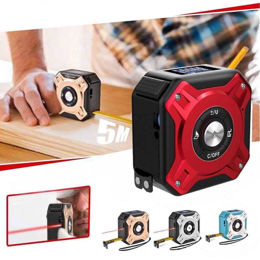Stainless Steel Digital Laser Tape Measure Digital Electronic Laser Rangefinder  Construction