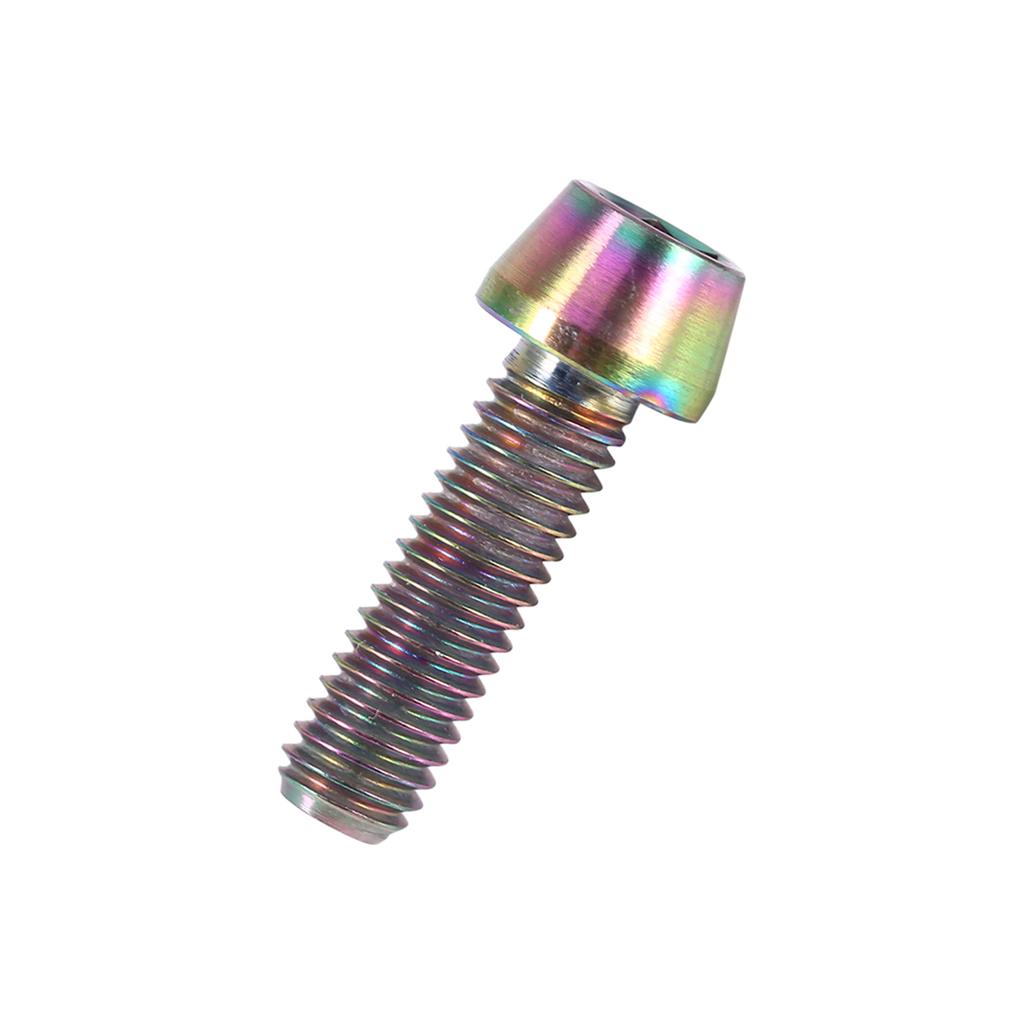 Alloy Tapered Screw With Washer For Mountain Bike(colorfulCelsiusM6x16)