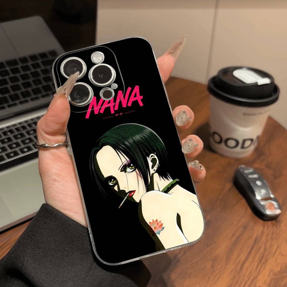 Anime Cool Nana Osaki Phone Case For iPhone 11 13 16 12 17 14 15 Pro Max Plus Soft Clear Back Cover Coque