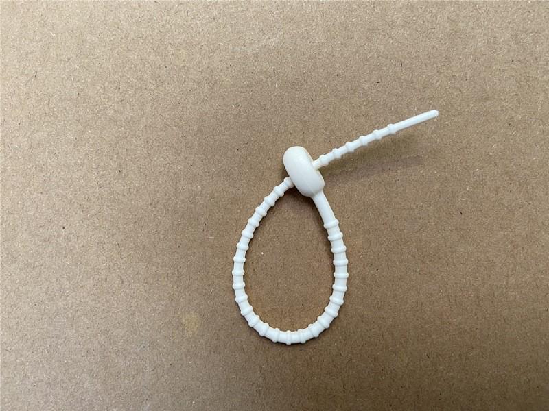 180mm farbenfrohe Silikon-Kaulquappen-Kabelbinder zur DIY-Dekoration von Handtaschen & Kleidung