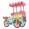 1:10 Scale Food Tricycle Playset Colorful Detailed Educational Cute Food Trike Playset for Girls