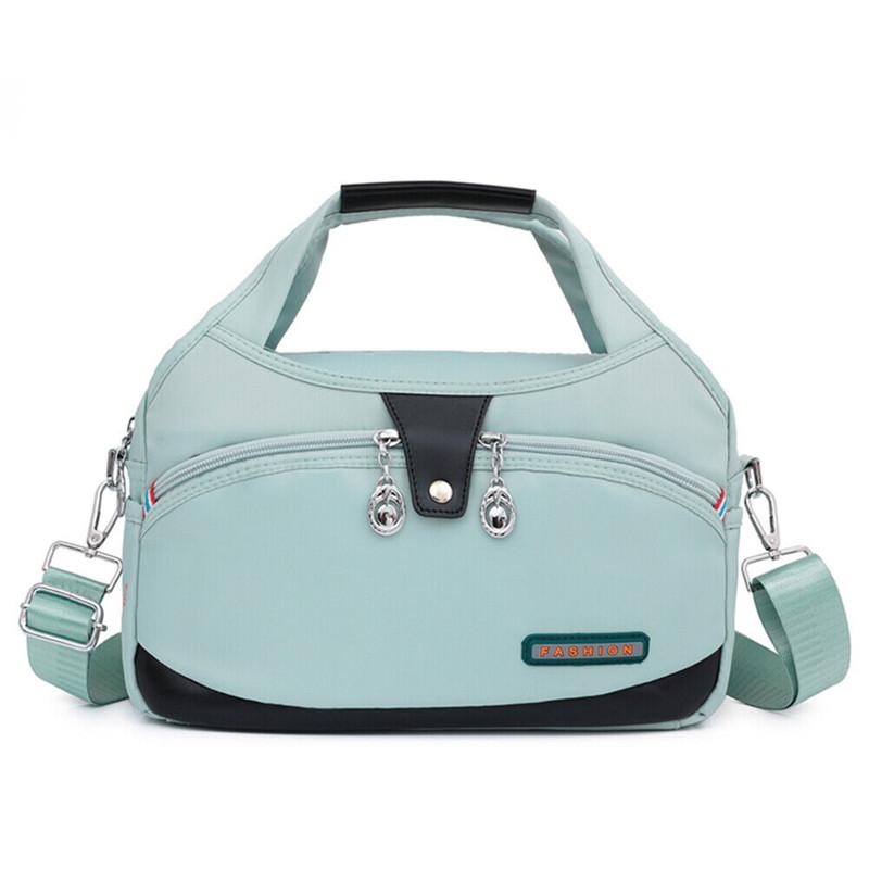 

Сумка из ткани Оксфорд, вместительная, через плечо, водонепроницаемая, противоугонная, модная зелёный