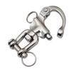 70/87/128mm Stainless Steel Swivel Shackle Quick Release Boat Anchor Chain Eye Shackle Swivel Snap Hook For Marine Architectural