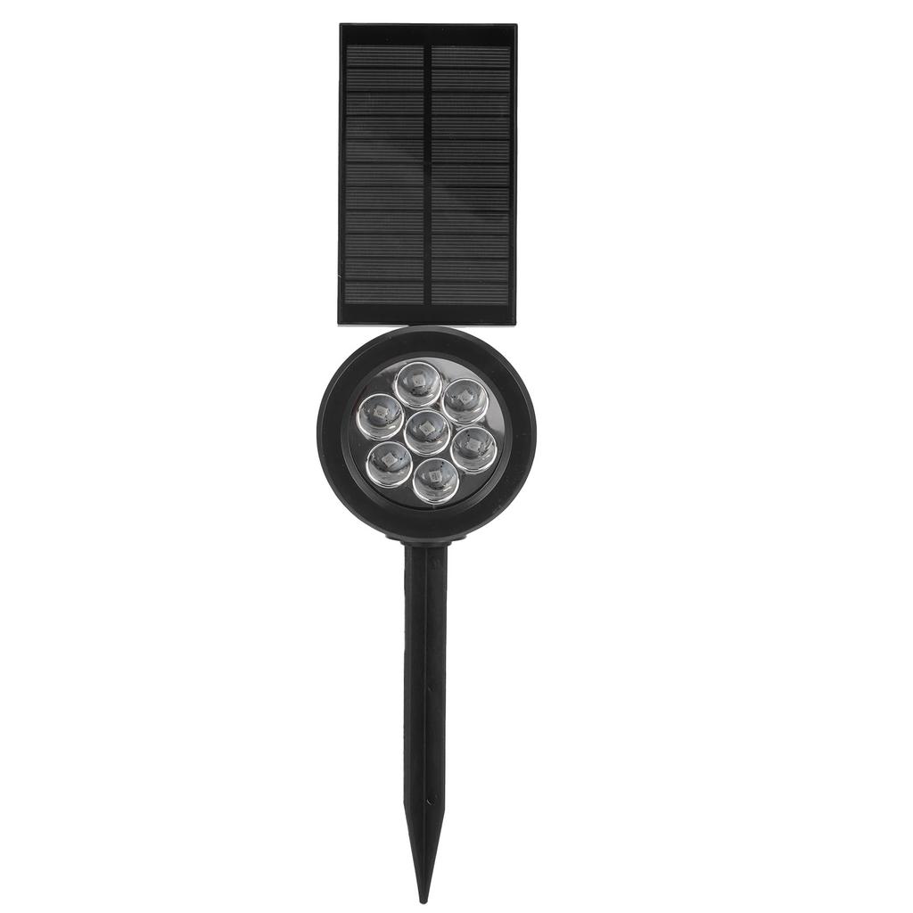 7LED Solar Light Intelligent Outdoor Garden Spotlight Lawn Lamp Landscape Lighting BlackColorful