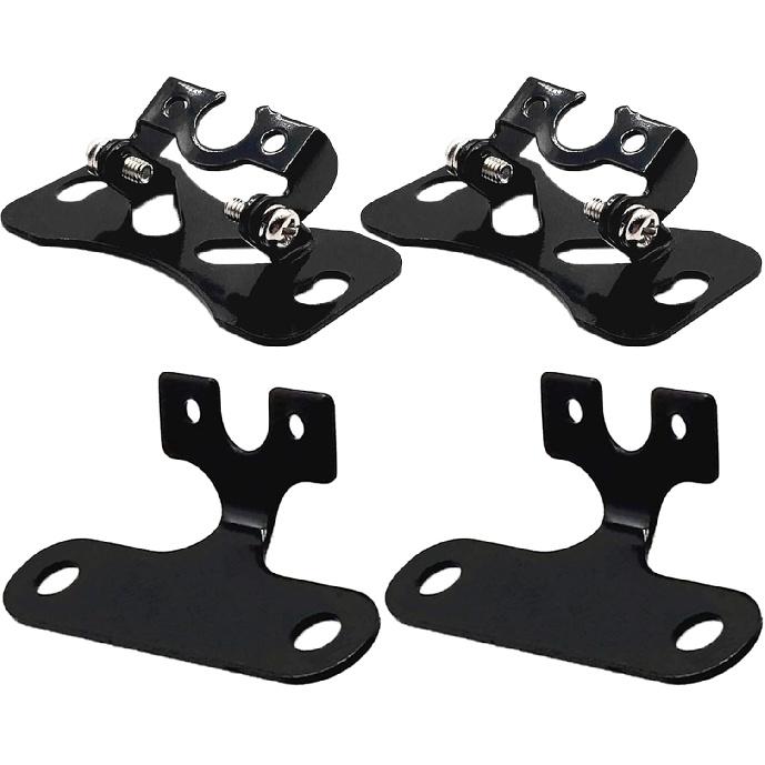 Car Rear Camera Mounting Bracket Kit - Universal Adjustable Vehicle Backup Camera Mount Holder for Reverse Rearview Camera /w 13mm Screw Holes (4