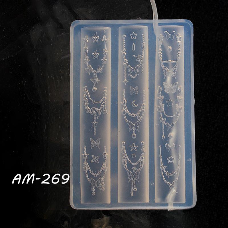 Nagelkunst Weiche Silikon Schleife Form 3D Schnitzen Gebogene Schablone Werkzeuge Kunstbedarf Nagelkunst Charms Zubehör