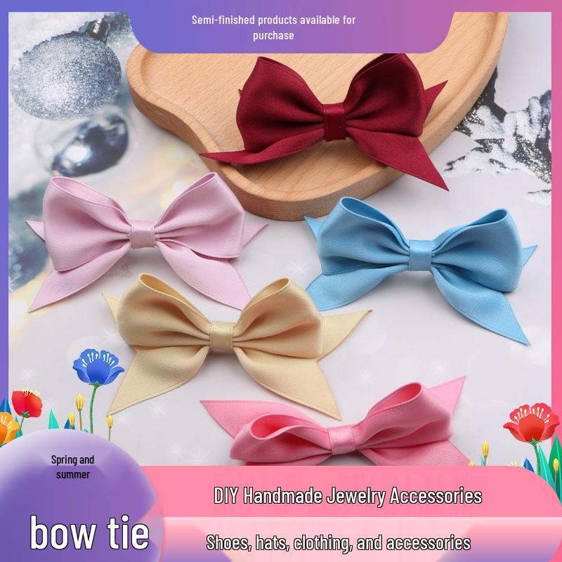 Spring & Summer Bow Hair Clips: Cute Princess Headdress for Girls