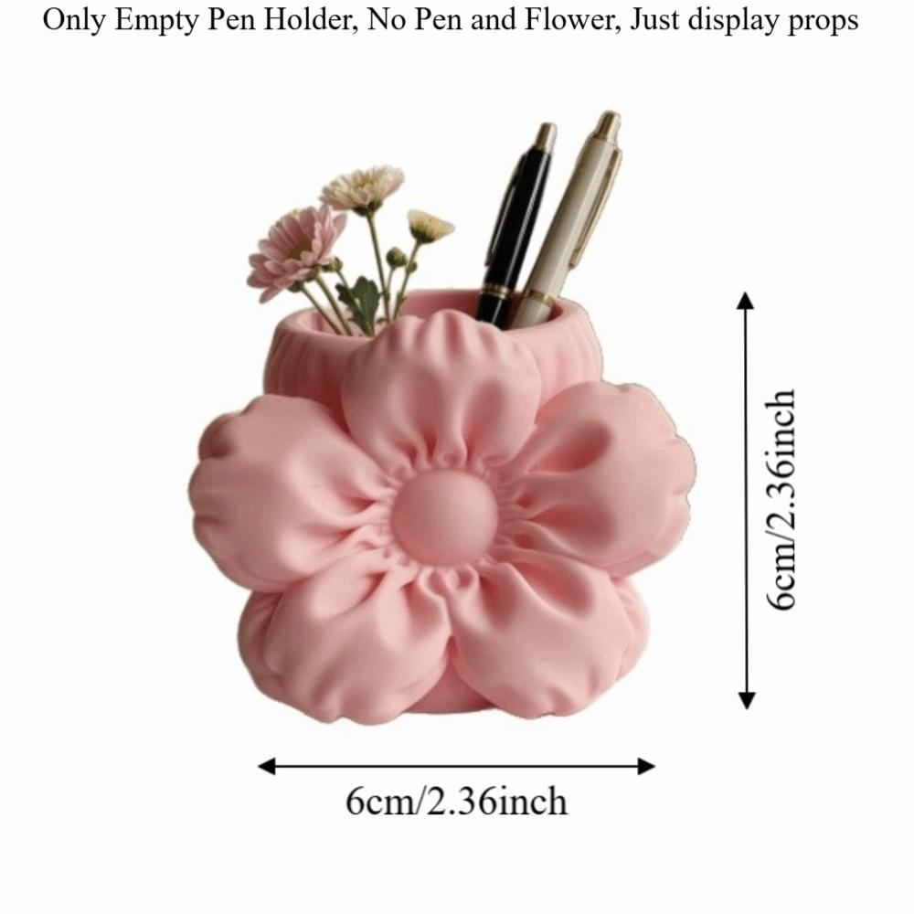 Makeup Brush Bin 3D Printed Pen Stand Simulation Floral Model  Home Table Settings
