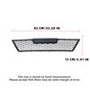 Auto Frontstoßstange Kühlergrill Unterer Grill Mitte Kühlergrill für Seat Leon 1P1 2009 - 2012 1P0853667C