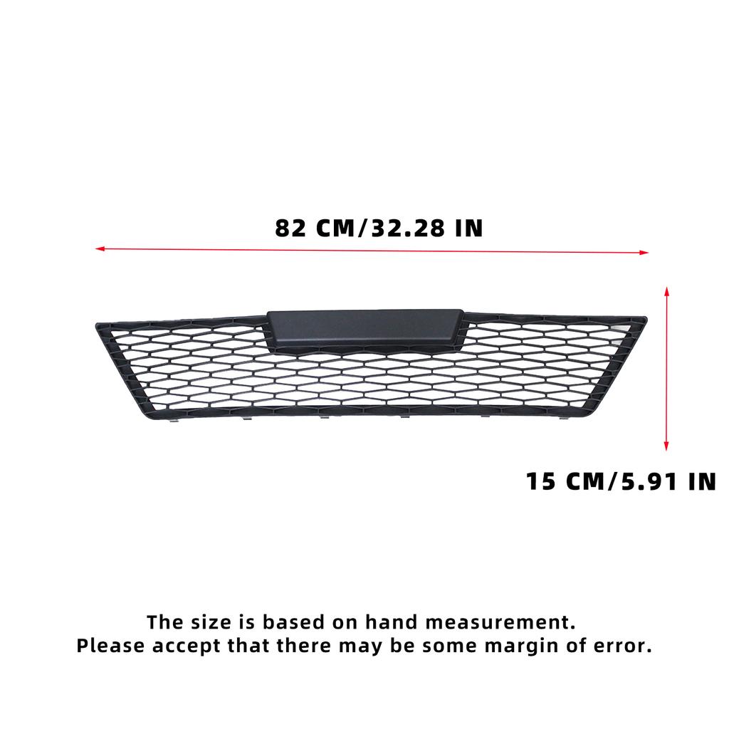 Auto Frontstoßstange Kühlergrill Unterer Grill Mitte Kühlergrill für Seat Leon 1P1 2009 - 2012 1P0853667C