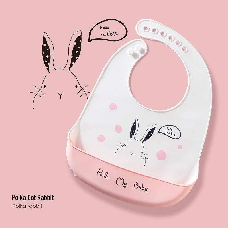 Waterproof Silicone Baby Bib - Stain-Resistant, Ideal for Kindergarten and Mealtime