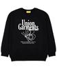 UNION GARMENTS Butterfly Terry Oversized Sweatshirt Black