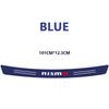 ARE4  Car Carbon Fiber Logo Trunk RearGuard Plate Bumper Trim Stickers For Nissan Nismo X-trail Qashqai Note Juke Sentra Patrol Navara