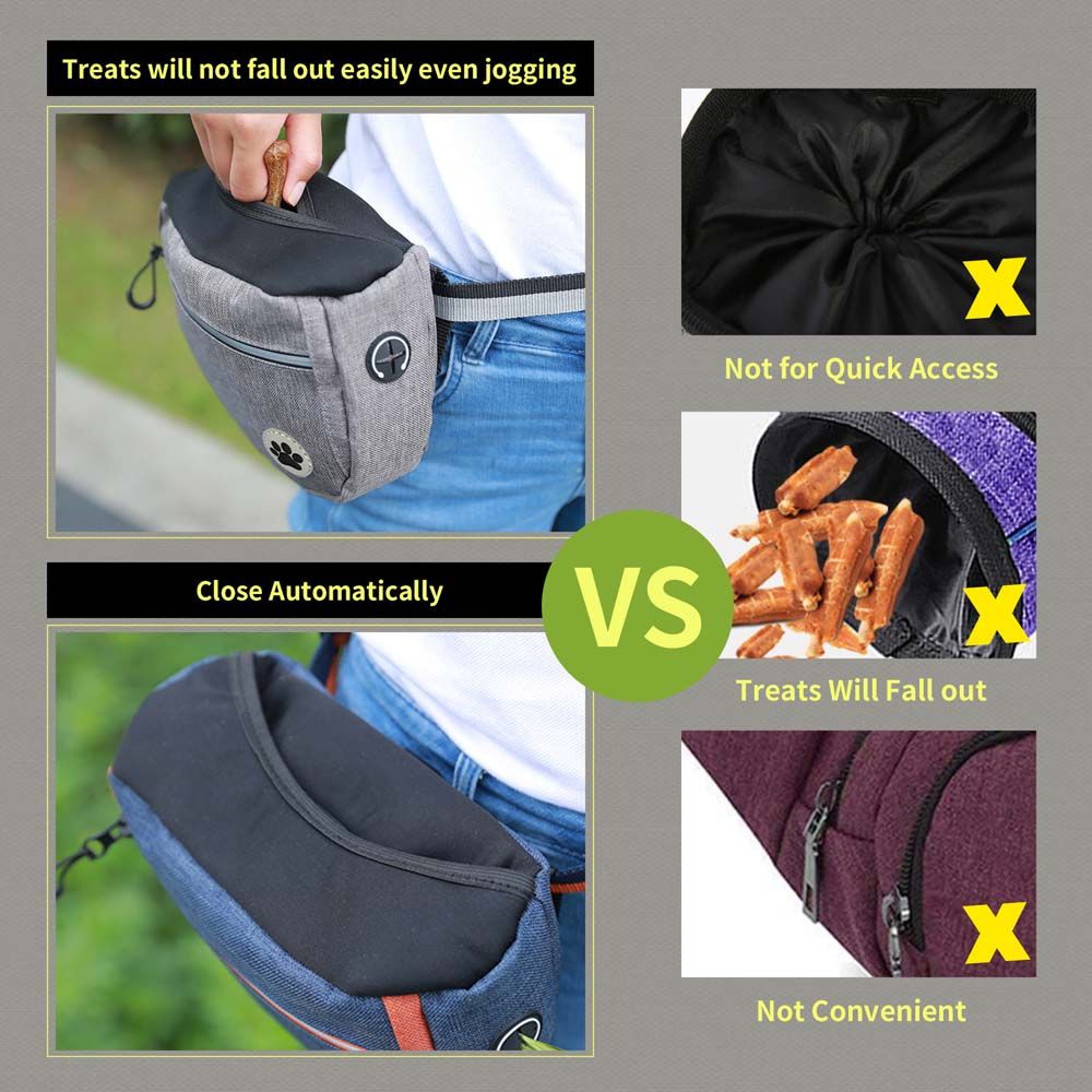 Doggie With Adjustable Waistband Outdoor Food Waist Bag Pet Supplies Dog Training Bag Treat Pouch