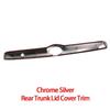 För Toyota Highlander Kluger 2003 2004 2005 2006 2007 Högkvalitativ ABS Krompläterad Bakre Bagagelucka Cover Trim Bilstyling