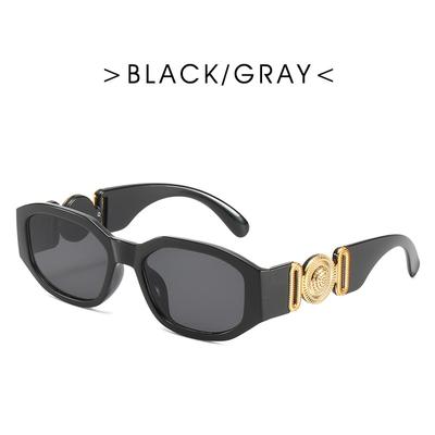 Vintage Quadratische Luxus Sonnenbrille mit kleinem Rahmen für Männer und Frauen, rechteckiges Design, modische quadratische Sonnenbrille, Schattierungen, Vintage-Brille