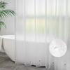 AooHome Shower 180 X Bath Curtain for Unit Baths and Room Scandinavian Includes Easy Installation Mildew-Resistant Semi-Transparent Curtain, 200cm,