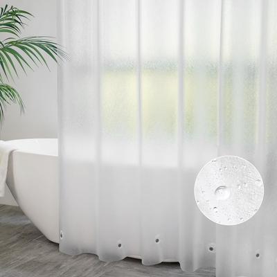 AooHome Küfe Dayanıklı Duş 180 x Küvet Ünitesi Uzun Perde, Yarı Saydam, 240cm, Su Geçirmez, Perde, Küvet, Banyo, Bölme, İskandinav,