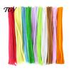 Chenille Stems for Pipe Cleaners 100Pcs Handicrafts, Flexible DIY Decorative Plush Strips Crafts Art Projects, Multi-colored Kids Adults Floral