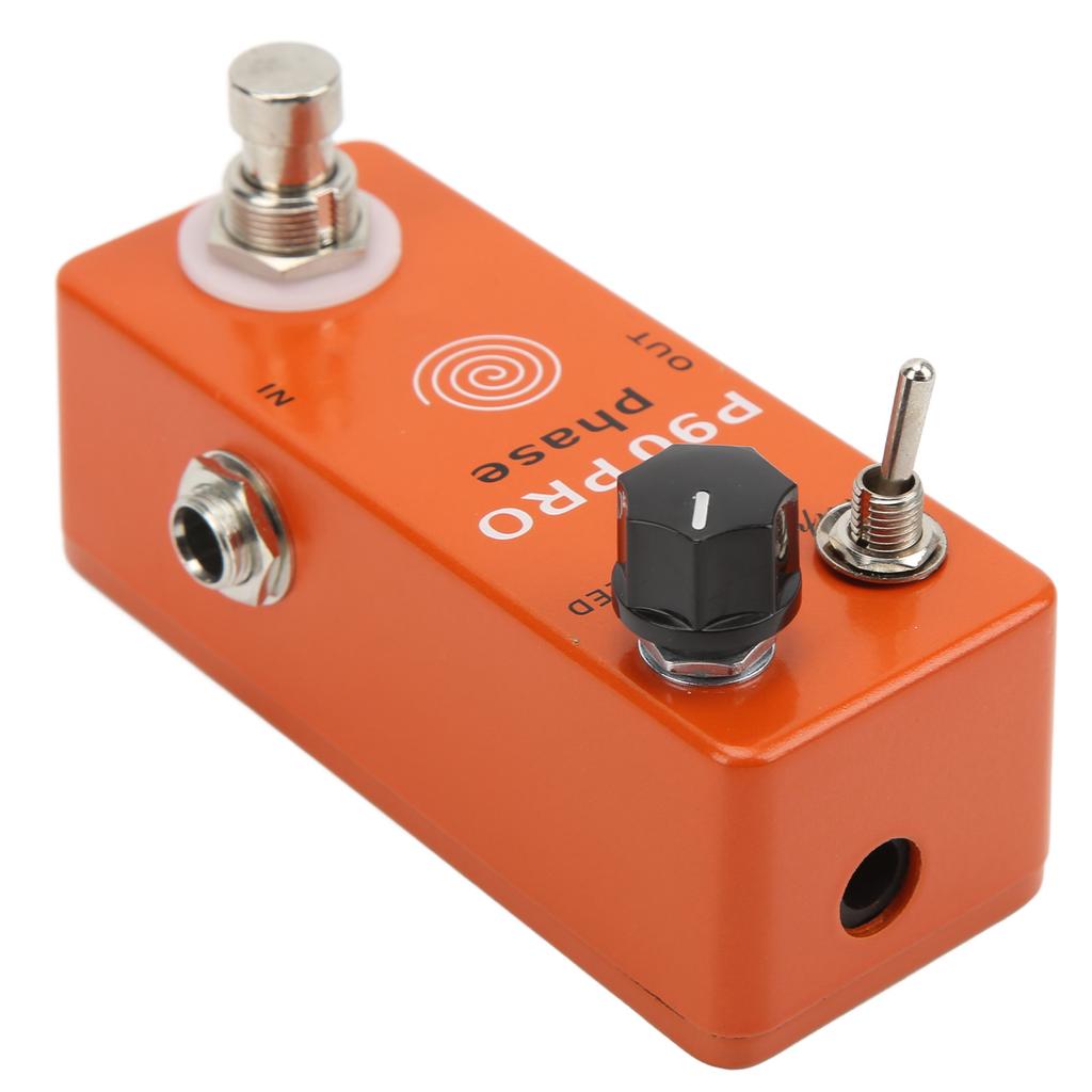 Phase-Effekt Metall Geschwindigkeitsregler E-Gitarren Phaser-Pedal mit True Bypass