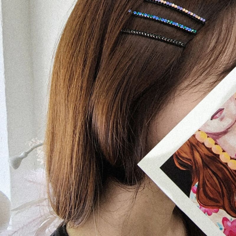 

RACOHA Love Cute Point Pin Love Cute Hair Pin red pink mix