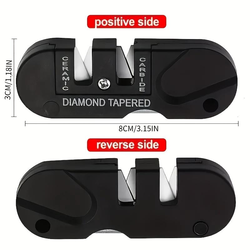 Outdoor Pocket Knife Sharpener Camping Equipment Portable Durable Outdoor Survival Tools Multifunctional Fish Hook Sharpen Stone