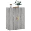 Wall Mounted Cabinet Grey Sonoma 69.5 x 34 x 90 cm