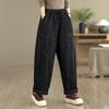 DIMANAF 2025 New Autumn Women Jeans Elastic Waist Denim Pants Loose Trousers Big Size Casual Cotton Vintage