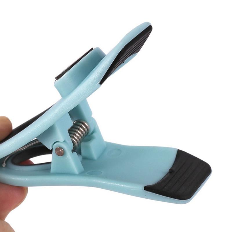 5pcsColor Refrigerator Magnetic Clip Multifunctional Household Snack Moisture-Proof Sealing Clip Plastic Bag Sealing Clip Sticky