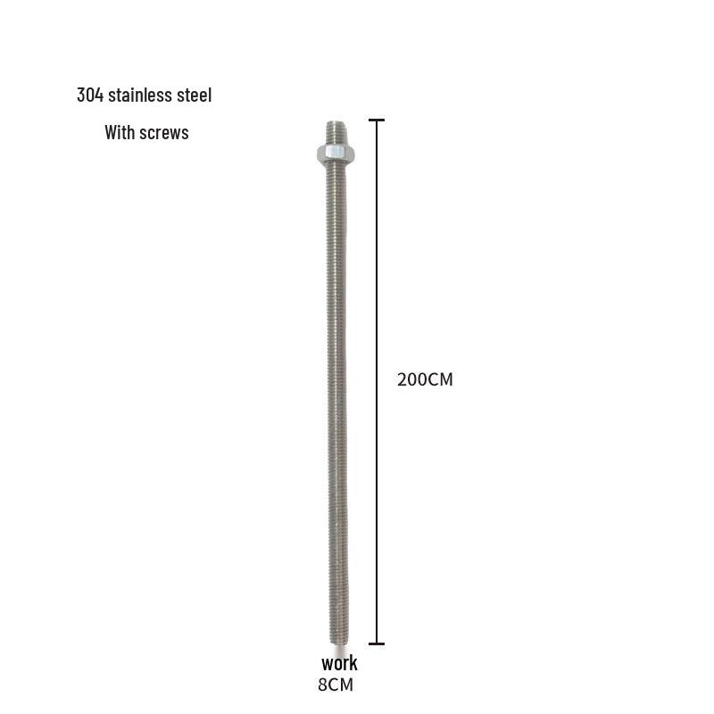 304 Stainless Steel M8/M10 Threaded Rod Bolt Stud
