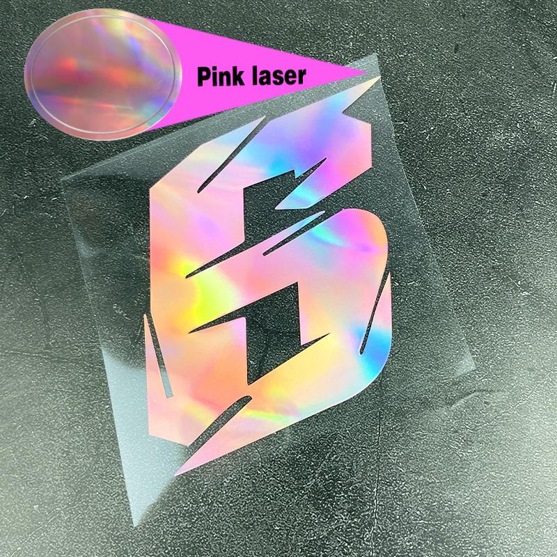 

1PC 0to9 Pink Laser Number Motorcycle Stickers Waterproof for DIY Motorbike Helmet Box Fuel Tank Fairing Universal Vinyl Decals High 5cm