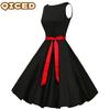 Fashion Summer Spring Sleeveless O-Neck Casual Dresses