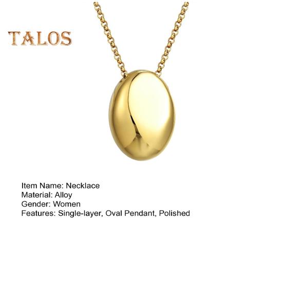 Women Sweater Chain Single-layer Alloy Stone Pendant Clothes Jewelry Dating Prom Party Garment Decoration Necklace