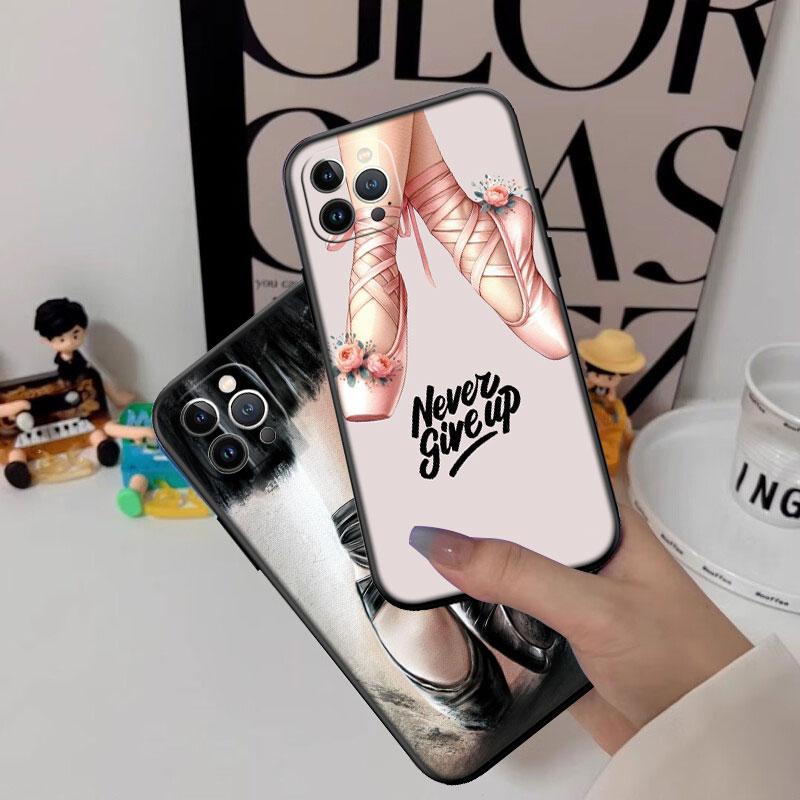 IK11 Scarpe da Punta da Balletto Ballerina Nuova Custodia per Telefono Guscio di Lusso per iPhone SE X XS XR 16E 17 11 Pro Max 8 7 6 6s Plus Air