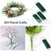1/2/3/6Roll Green Floral Wires Twisted Metal Wire Multifunctional Metal Wire Twist Tie Gardening Binding Straps Floral Arranging