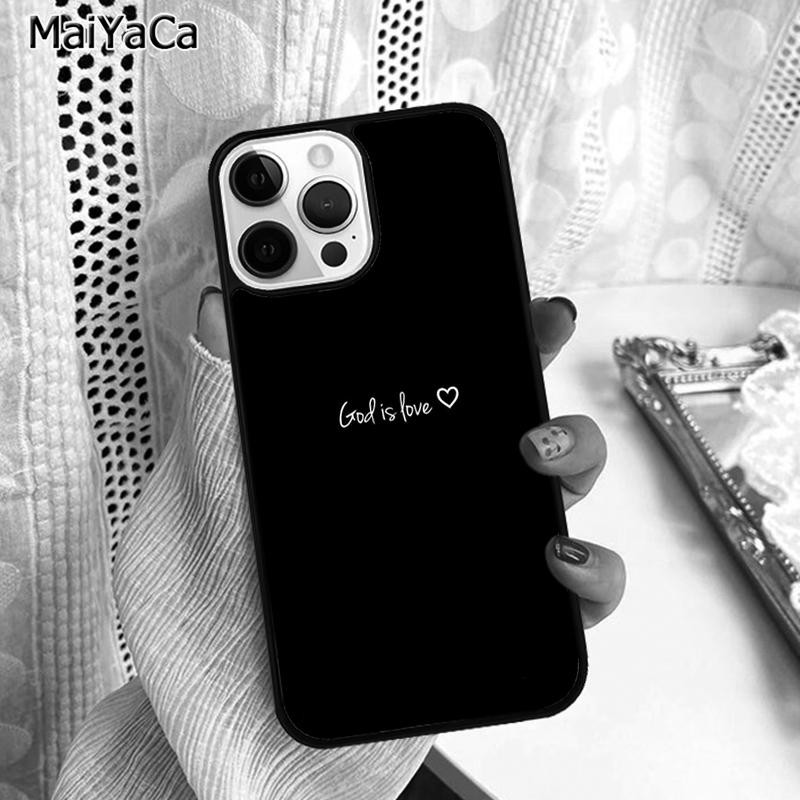 Bible Jesus Christ Christian Quotes Phone Case Cover For iPhone 17 Air 16 16e 15 Plus 11 12 13 14 Pro Max Coque