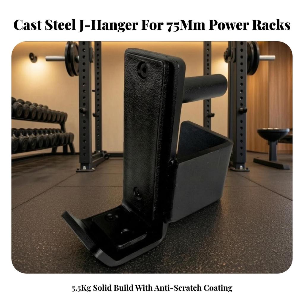 Power Rack J-Hook Secure J Hook Non-Slip for Squat