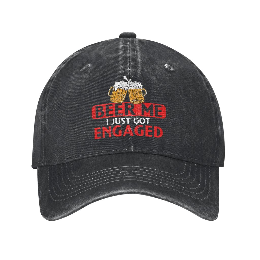 Its Beer Oclock Funny Skeleton Baseball Caps Vintage Distressed Washed Headwear Unisex Outdoor All Seasons Travel Caps Hat