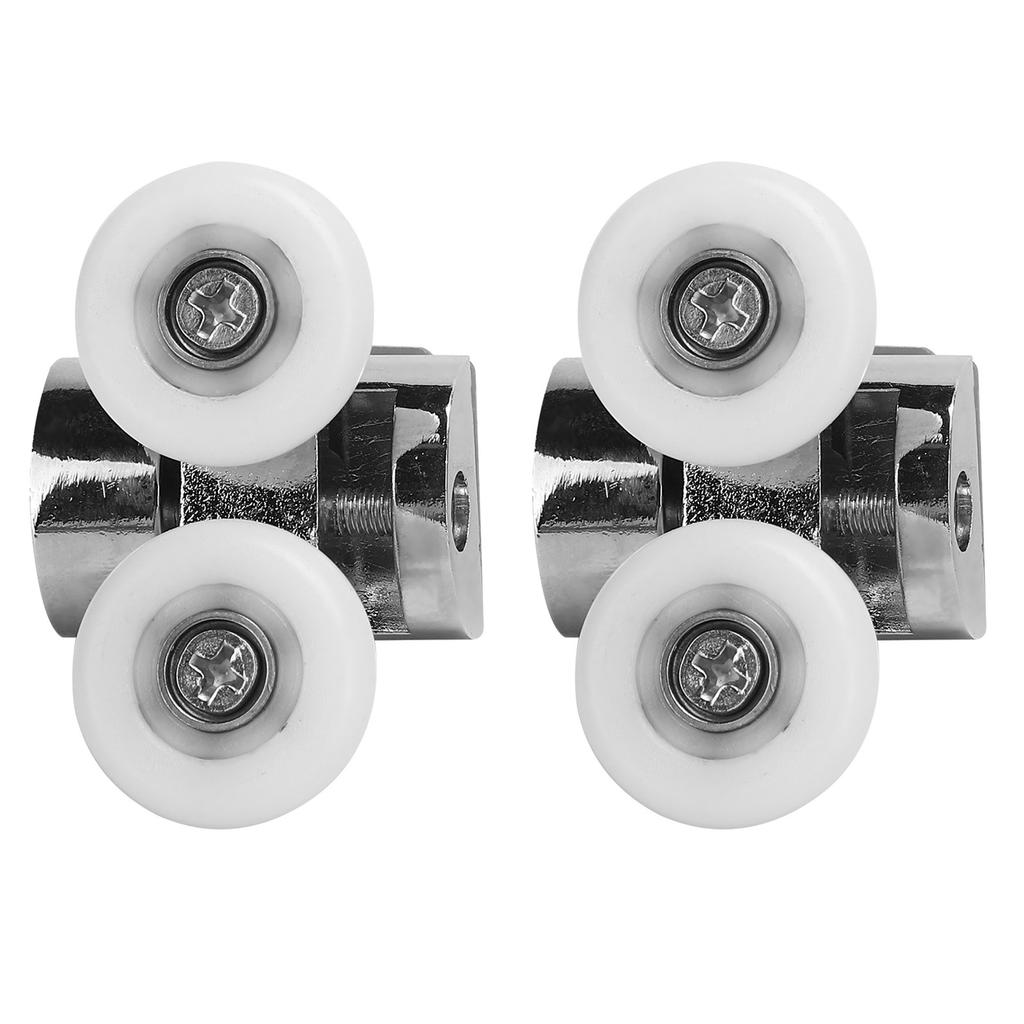 23mm Dvojité Show Dveřní Kolečka, Kování pro Posuvné Dveře Spodní Kolečka s Dvojitou Pružinou pro Koupelnové Dveře Skleněné Dveře
