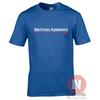 British Airways Klassisches Logo T-Shirt Brandneu Crew Fluggesellschaft Flug Ba Flughafen