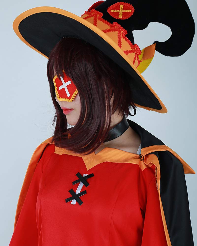 Miccostumes Witch Cosplay Combat Uniform Set with Popular Women's Costume, Hat, (Small)