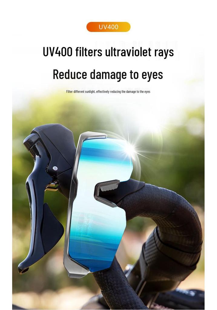 YJ006 Smart Cycling Sunglasses - Unisex Outdoor Sports Glasses with Bluetooth Calling & Music Feature
